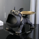 GobekUsa Bulldog Figurine Storage Box Resin Craft Home Decor Sculpture Ornament