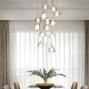 GobekUsa Crystal LED Chandelier for Luxe Living Spaces