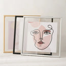 GobekUsa Clear Frame Modern Hangable Picture Frame Acrylic Home Decor