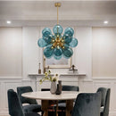 GobekUsa Glass Bubble Hanging Lamps Chandelier Modern Room Decor Ceiling Pendant Light