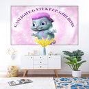 GobekUsa Funny Cartoon Fantasy Tapestry Fabric Wall Covering for Bedroom Decor