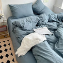 GobekUsa Japanese Style Cotton Printed 4Pcs Bedding Set with Double-Sided Design