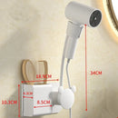 GobekUsa Bathroom Hair Dryer Holder Wall Mount Storage Rack
