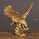 GobekUsa Dapeng Eagle Wings Resin Art Statue Ornament for Home and Office Decor