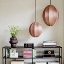 GobekUsa Danish Pendant Light Minimalist Lantern Ufo Lampshade Rustic Fabric Lamp