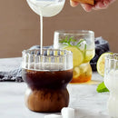 GobekUsa Glass Coffee Mug Set for Tea, Beer, Juice - Heat-Resistant Transparent Cups