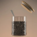GobekUsa Airtight Glass Coffee Bean Storage Jar with Bamboo Lid for Kitchenpreservation