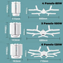 GobekUsa Deformable LED Garage Lights 80W/100W/120W Ceiling Industrial E27 Bulb