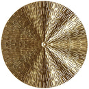 GobekUsa Geometric Golden Metal Wall Hanging Round Ornaments - Room Decoration Accessories