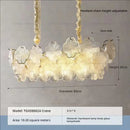 GobekUsa Crystal Chandelier: French Modern Light Luxury for Living Room, Dining Room, Bedroom