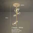 GobekUsa LED Bubble Chandelier Clear Glass Ball Pendant Lamp for Dining Room & Bar