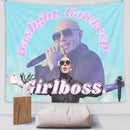 GobekUsa Bulldog Fun Tapestry Live Laugh Love Wall Hanging Dorm Decor