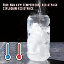 GobekUsa Glass Drinking Glasses Set with Straws - 4-Piece Can Shaped Cups