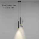 GobekUsa Black Pendant Lamps: Modern Bedroom Lighting with Long Cable