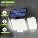 GobekUsa 348 LED Solar Super Bright Motion Sensor Light with 3 Modes