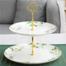 GobekUsa Green Flowers Ceramic Cup & Saucer Set for Coffee, Tea, Juice, and More