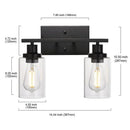 GobekUsa Glass Wall Lamp: Nordic Industrial LED Sconce for Living Bedroom, Kitchen, Dining - Modern Indoor Lighting