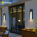 GobekUsa LED Black Outdoor Wall Lamp for Patio Entryway and Garden Lighting