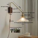 GobekUsa Copper Ceramic LED Wall Lamps Modern Style for Bedroom Living Room Bar