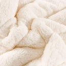 GobekUsa Cozy Flannel Fleece Lambswool Blanket - 3 Layers, Warm & Soft for Bed.
