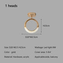 GobekUsa Circle Ring LED Ceiling Light - Modern Minimalist Luxury Acrylic Bedroom Lighting Fixtures