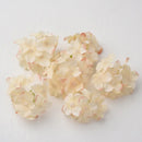 GobekUsa Hydrangea Flowers: 30Pcs 8cm Fake Flowers for Home Decor, Wedding, DIY Wreaths