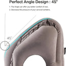 GobekUsa Inflatable Travel Pillow: Portable Neck Cushion for Airplane, Car, Office, Nap.