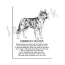 GobekUsa Dog Breed Poetry Poster Collection: Vizsla, Pomeranian, Manchester Terrier, and More