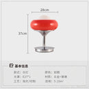 GobekUsa Glass Egg Tart Desk Lamp for Living Room Bedroom Office
