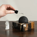 GobekUsa Lava Rock Stone Diffuser, Marble Base, Luxury Essential Oil Diffusers for Home Offices