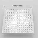 GobekUsa 12-inch Square Rain Shower Head with Ceiling/Wall Mount in Chrome/Gold/Brushed/Black Finish