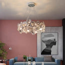 GobekUsa Crystal LED Chandelier: Modern Nordic Style Luxury Pendant Light for Living, Bedroom, Dining Room