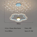 GobekUsa Cloud Flower LED Chandelier: Modern Starry Sky Decor for Kid's Bedroom and Study Hall