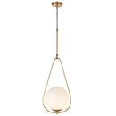 GobekUsa Glass Ball Pendant Light Fixture Iron Luminaire Chandelier