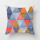 GobekUsa Geometric Square Pillowcase Ethnic Retro Sofa Pillow Cover 45x45cm Home Decor