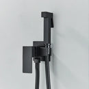 GobekUsa Brass Bidet Faucet Mixer with Square Shower Spray