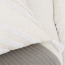 GobekUsa Bohemian Chenille Pillowcase Geometric Pattern Tufted Tassel Sofa Cushions