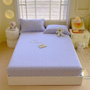 GobekUsa Cotton Striped Fitted Bed Sheet for Queen Double Mattress Cover