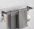 GobekUsa Bathroom Hardware Set: Towel Rack, Shelf, Paper Holder, Towel Holder, Toilet Brush Holder