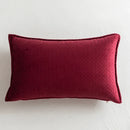 GobekUsa Fringed Velvet Cushion Cover Solid Pillow for Home Decor Sofa Bed