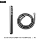 GobekUsa Brass Handheld Shower Head in Brushed Golden Finish