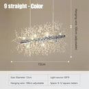 GobekUsa Dandelion Crystal Ceiling Lamp Chandelier for Bedroom Dining Room Kitchen Island