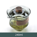 GobekUsa Glass Tureen Teapot Cover Bowl Puer Oolong Kung Fu Tea Set