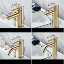 GobekUsa Gold Basin Faucet: Stainless Steel Single Handle Mixer for Bathroom and Kitchen