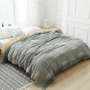 GobekUsa Cotton Gauze Towel Throw Blanket - Soft and Cozy Bedspread for All Seasons