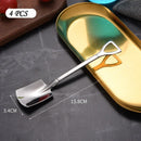 GobekUsa 4-Piece Stainless Steel Teaspoons Set for Coffee, Tea, Desserts & Ice Cream