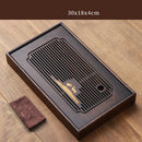 GobekUsa Bamboo Tea Tray: Natural, Rectangular Tea Board for Kung Fu Tea Set