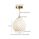 GobekUsa French Minimalism Ceramic LED Pendant Light for Home Decor