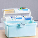 GobekUsa Household First Aid Kit: Portable & Multifunctional Emergency Box with Multiple Compartments