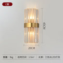 GobekUsa Crystal Wall Lamp: Modern Luxury for Living Room, Bedroom, and Aisle